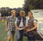 Stan, Roddy and Herb enjoying the sunshine in Earlsdon