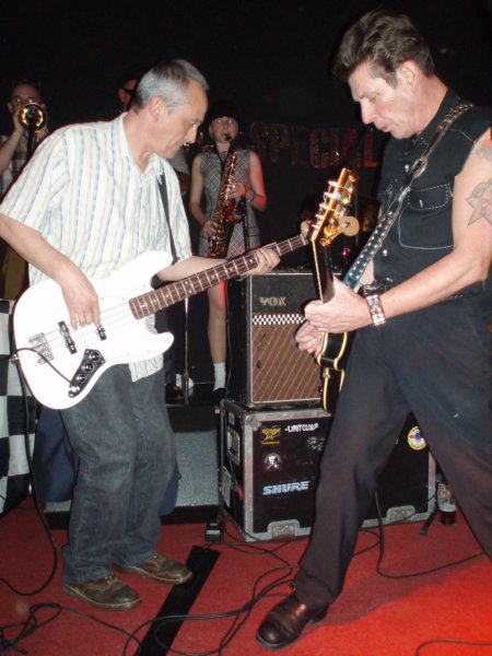 Roddy, Horace and Lynval join Special Brew on stage in Coventry