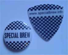 Special Brew -Badge & Pick - click for bigger image