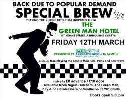 Special Brew at the Green Man in Ashbourne