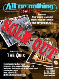 Special Brew playing at the AONSC charity do