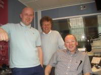 Herb, Bob Brolly and Stan at the BBC studio